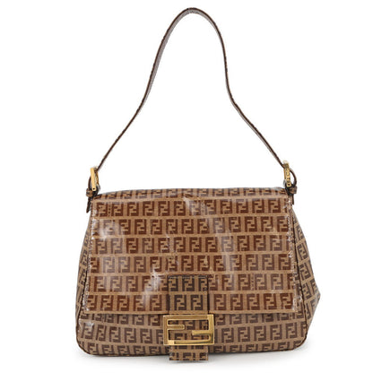 FENDI Mamma bucket Brown Patent Leather Rovelle Bags