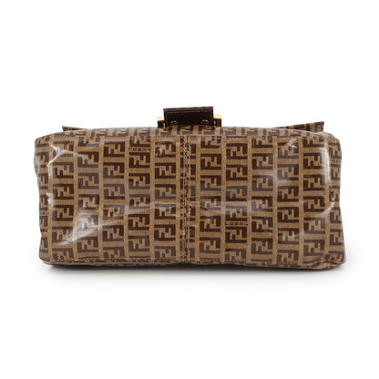 FENDI Mamma bucket Brown Patent Leather Rovelle Bags