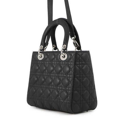 Dior Lady Dior Cannage Black Handbag Style 9 Rovelle Bags