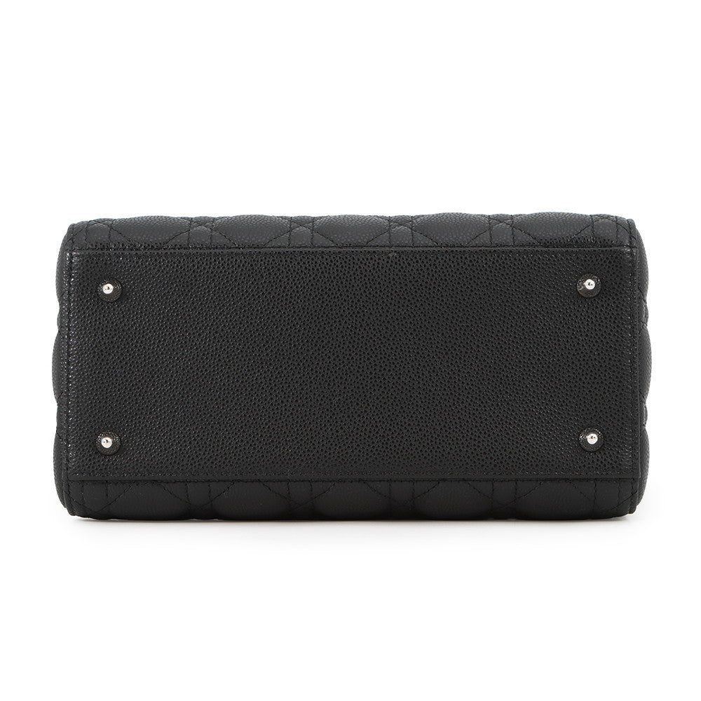 Dior Lady Dior Cannage Black Handbag Style 9 Rovelle Bags