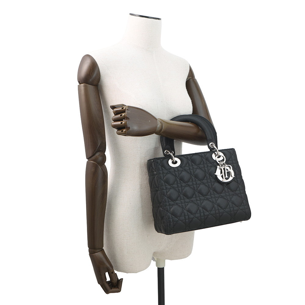 Dior Lady Dior Cannage Black Handbag Style 9 Rovelle Bags