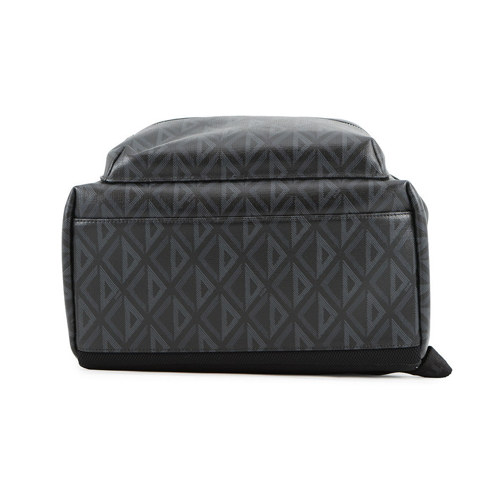 Dior Cddiamond Backpack Black Pvc Coated Canvas Rovelle Bags