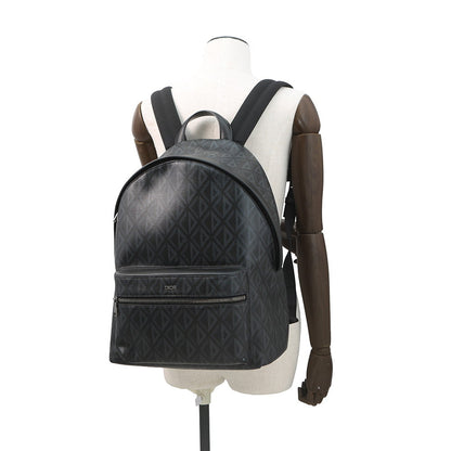 Dior Cddiamond Backpack Black Pvc Coated Canvas Rovelle Bags