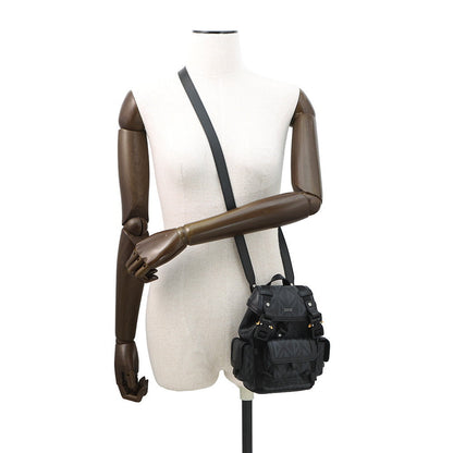 Dior Hit The Road Mini Backpack Shoulder Bag Black Pvc Coated Canvas Rovelle Bags