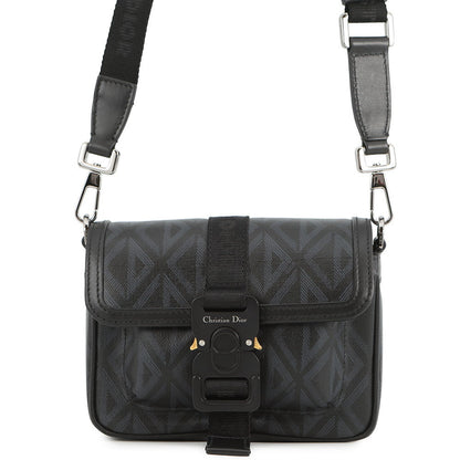 Dior Hit The Road Shoulder Bag Black Pvc Coated Canvas Rovelle Bags