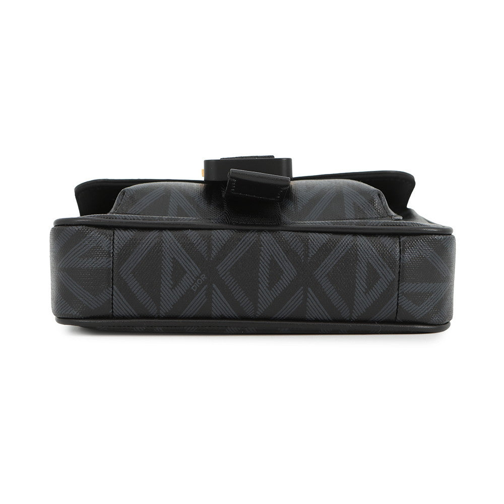 Dior Hit The Road Shoulder Bag Black Pvc Coated Canvas Rovelle Bags
