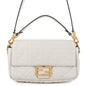 FENDI baguette White8BR600 Leather Rovelle Bags