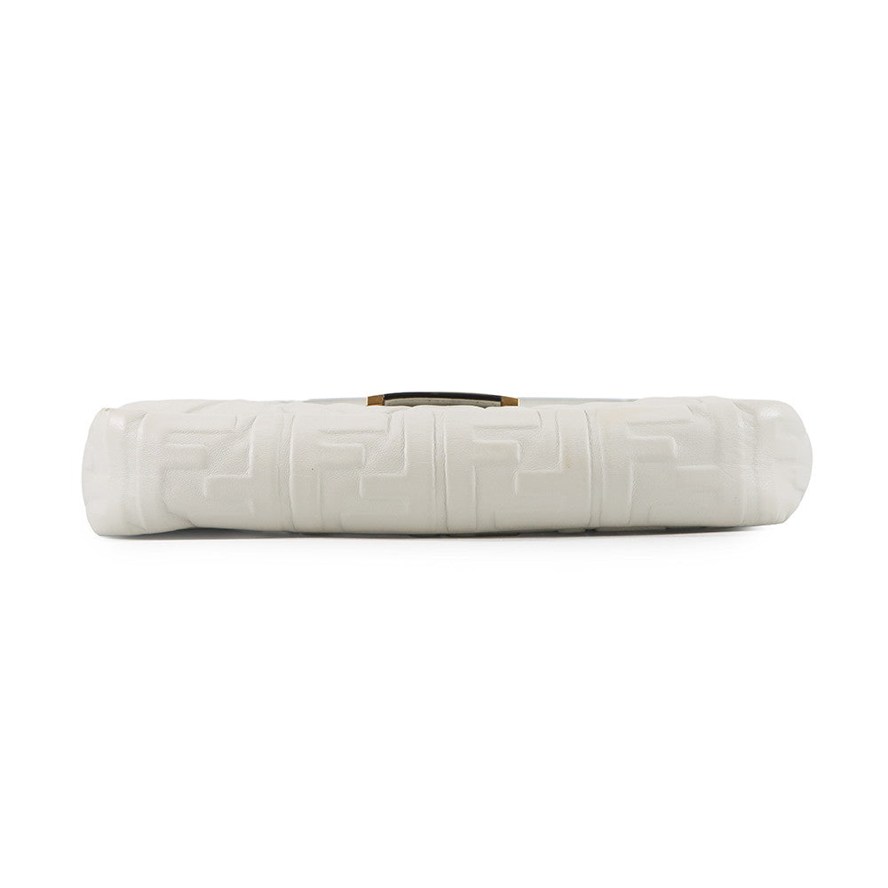 FENDI baguette White8BR600 Leather Rovelle Bags