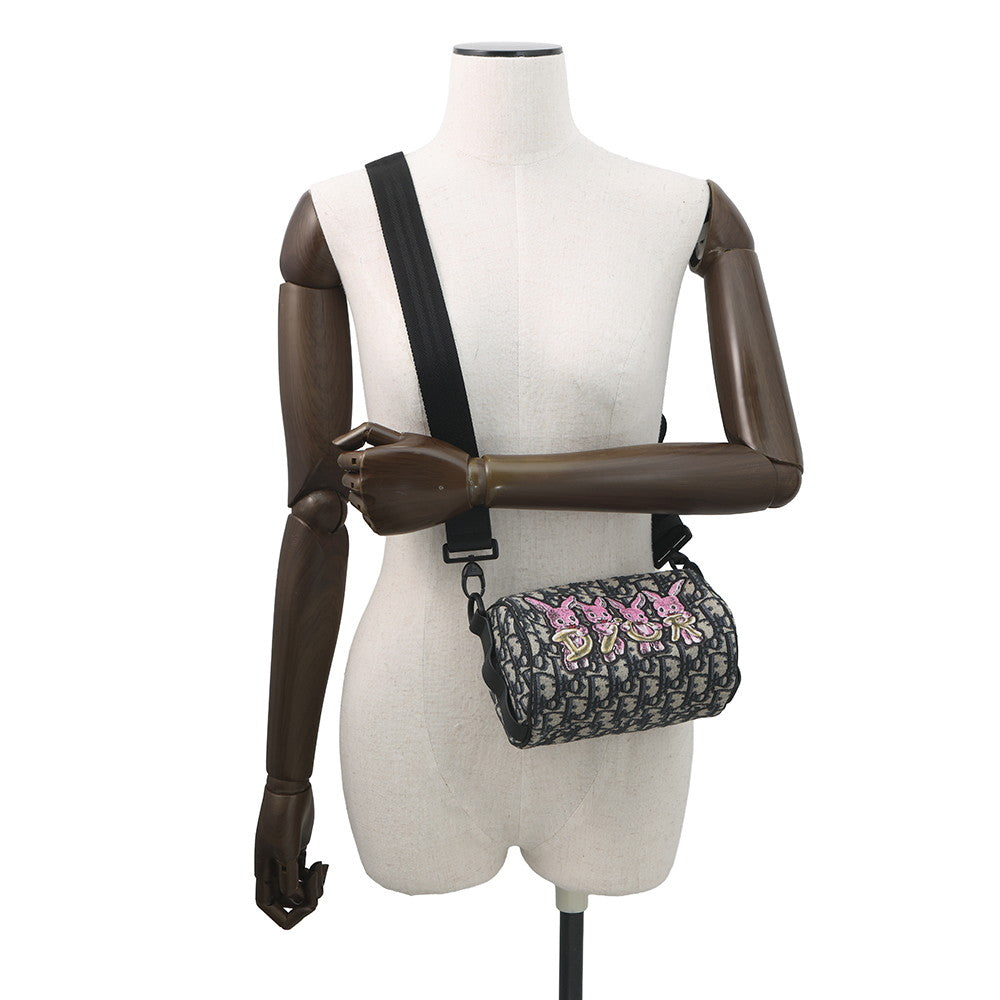 Dior Oblique Leather Black Shoulder Bag Rovelle Bags