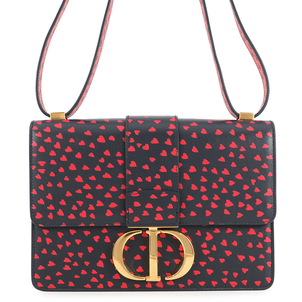 Dior Montaigne Leather Red Shoulder Bag Rovelle Bags