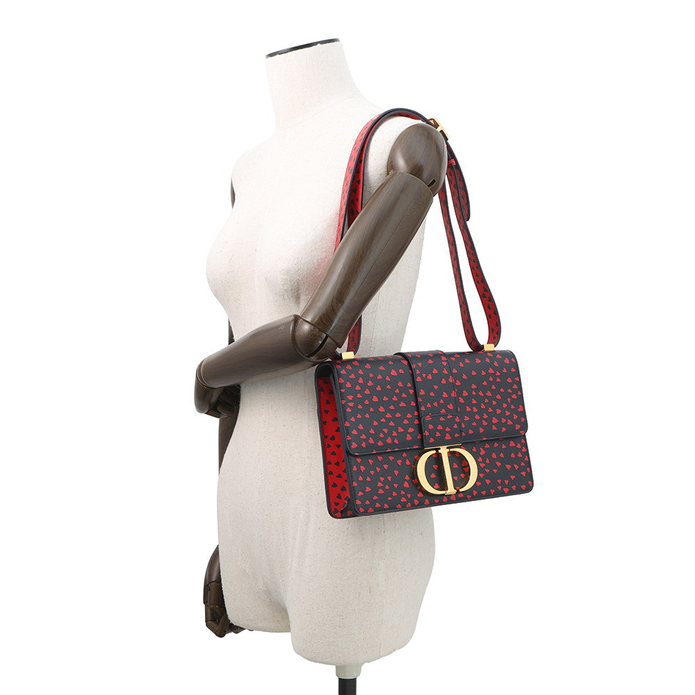 Dior Montaigne Leather Red Shoulder Bag Rovelle Bags