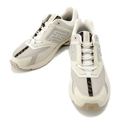 FENDI Faster Zucca Pattern Sneakers Gray7E1555 Fabric Size 6 Rovelle Bags