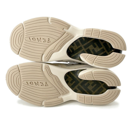 FENDI Faster Zucca Pattern Sneakers Gray7E1555 Fabric Size 6 Rovelle Bags