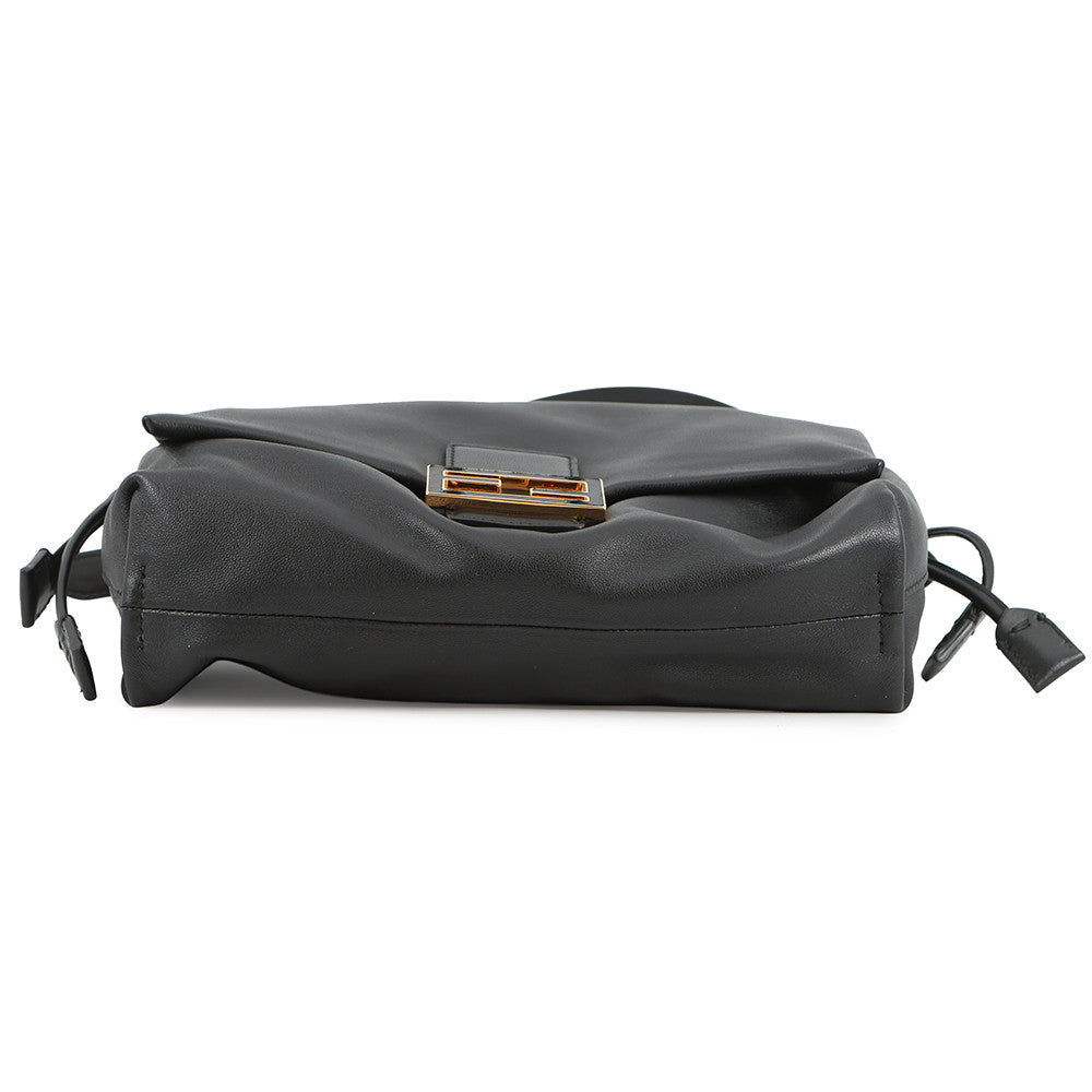 FENDI Mamma baguette Black8BR833 Leather Size Medium Rovelle Bags