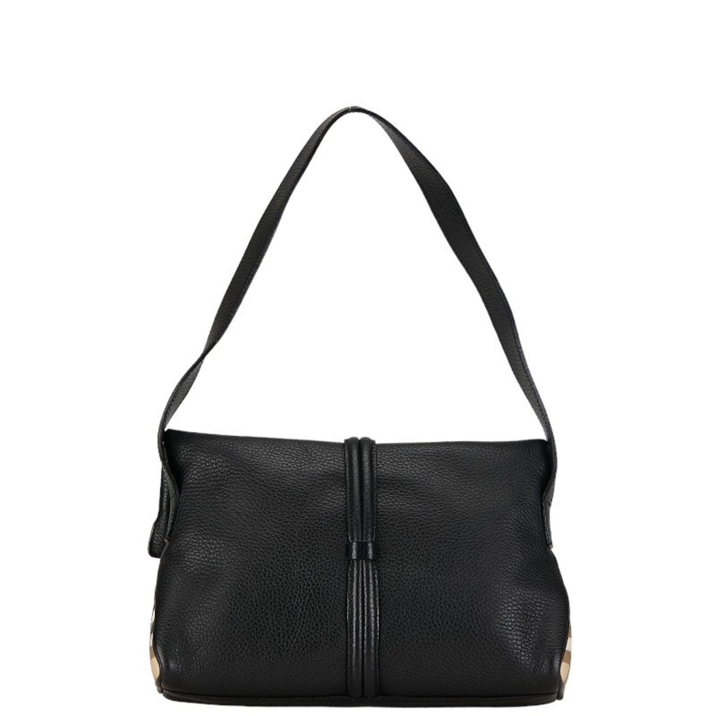 Burberry Nova Brand Leather Black Shoulder Bag Style 2