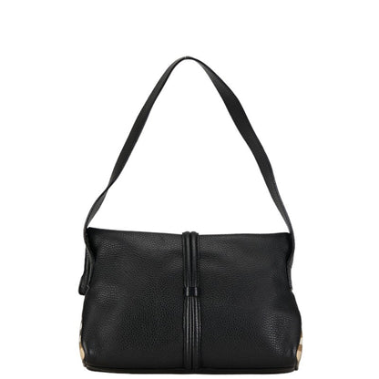 Burberry Nova Brand Leather Black Shoulder Bag Style 2