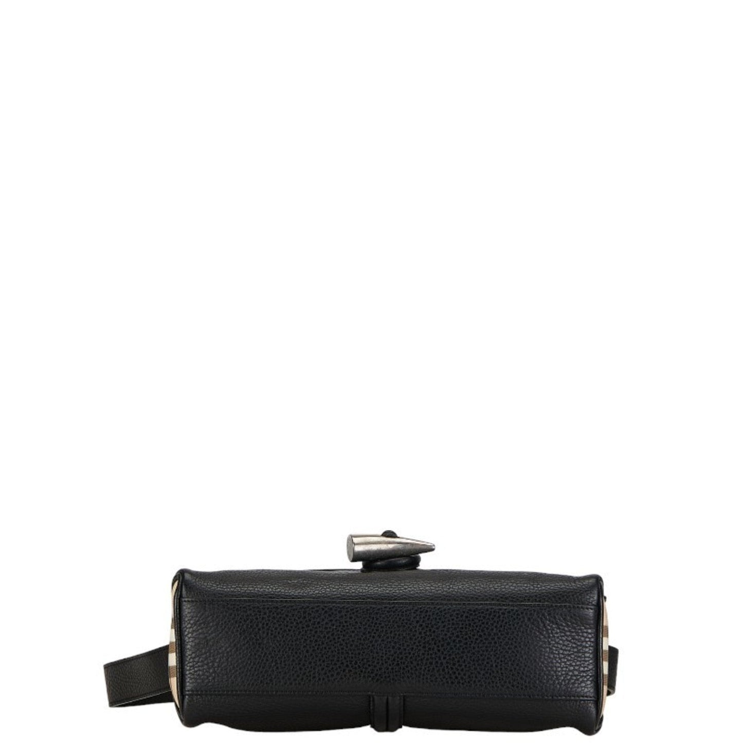 Burberry Nova Brand Leather Black Shoulder Bag Style 2
