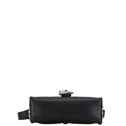 Burberry Nova Brand Leather Black Shoulder Bag Style 2