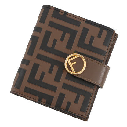FENDI FENDI Bifold Wallet Brown8M0386 Leather Rovelle Bags