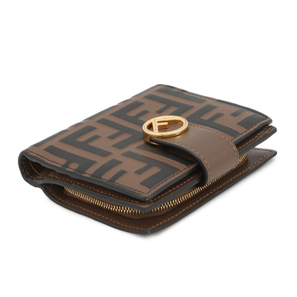 FENDI FENDI Bifold Wallet Brown8M0386 Leather Rovelle Bags