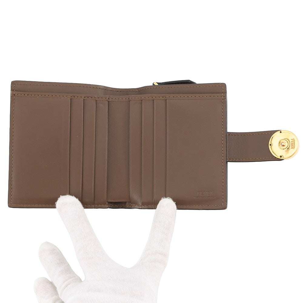 FENDI FENDI Bifold Wallet Brown8M0386 Leather Rovelle Bags