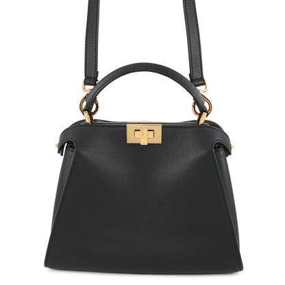 FENDI Peekaboo Iconic Essential Black8BN302 Leather Rovelle Bags