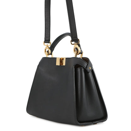 FENDI Peekaboo Iconic Essential Black8BN302 Leather Rovelle Bags