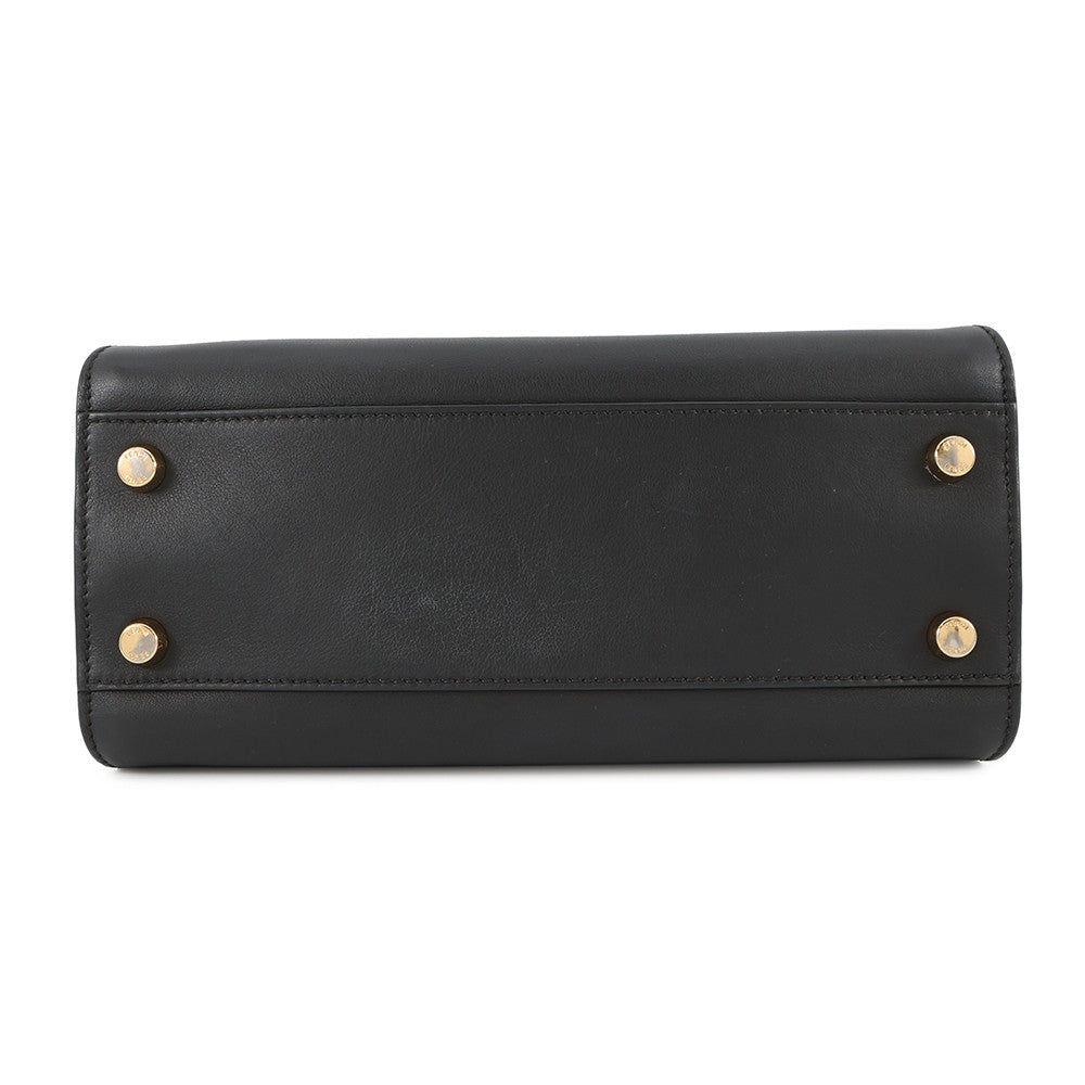 FENDI Peekaboo Iconic Essential Black8BN302 Leather Rovelle Bags