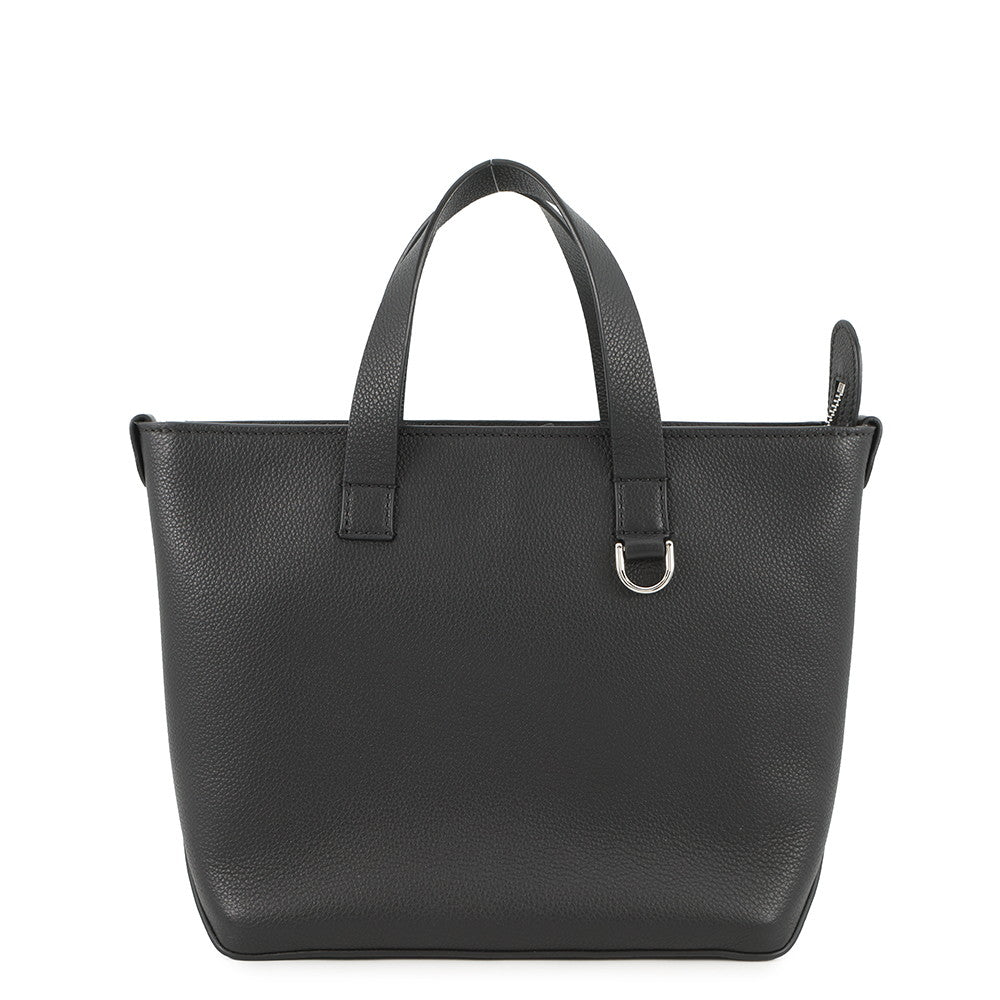 FENDI FF Square Shopping Bag Black7VA658 Leather Size Small Rovelle Bags
