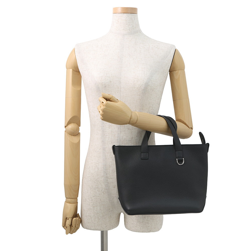 FENDI FF Square Shopping Bag Black7VA658 Leather Size Small Rovelle Bags