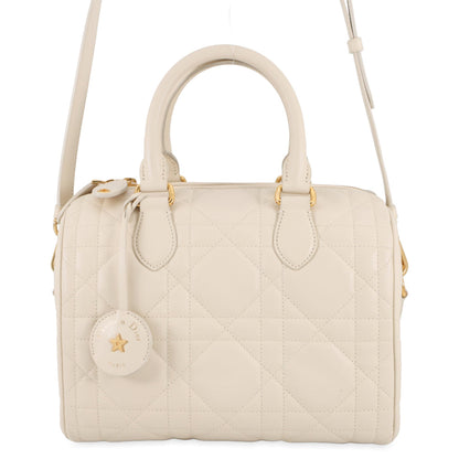 Dior Groove 25 Macrocannage 2-Way Bag Ivorym1365Ubol Calf Leather Size Medium Rovelle Bags