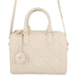Dior Groove 25 Macrocannage 2-Way Bag Ivorym1365Ubol Calf Leather Size Medium Rovelle Bags