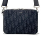Dior Oblique Jacquard Zip Pouch Shoulder Bag Black2Obbc119Yse Canvas Leather Rovelle Bags