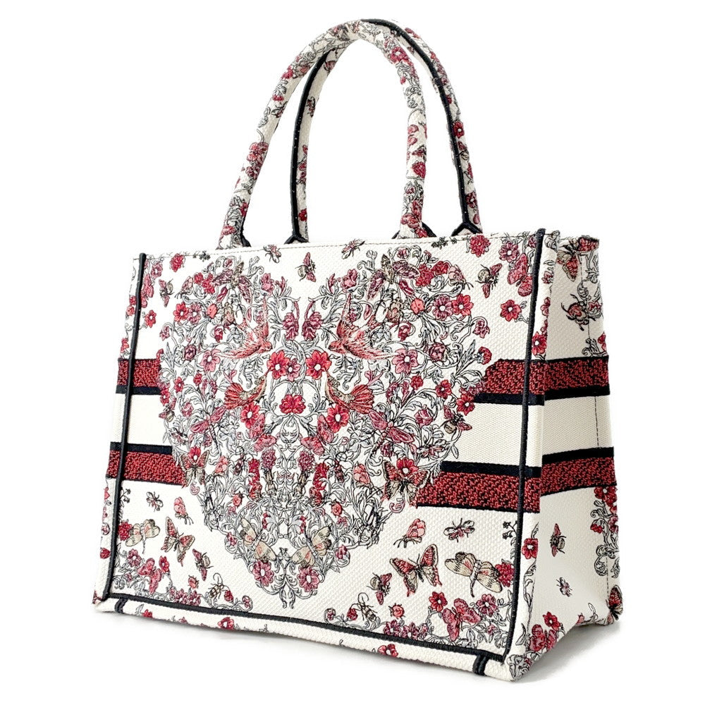 Dior Book Tote Canvas White Tote Bag Style 4 Rovelle Bags