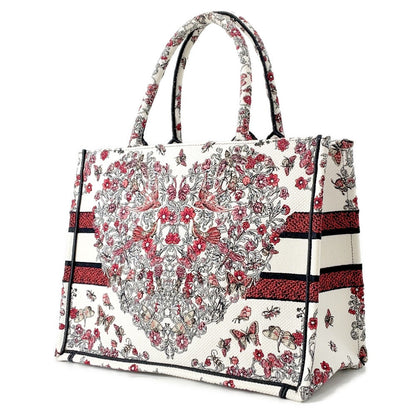 Dior Book Tote Canvas White Tote Bag Style 4 Rovelle Bags