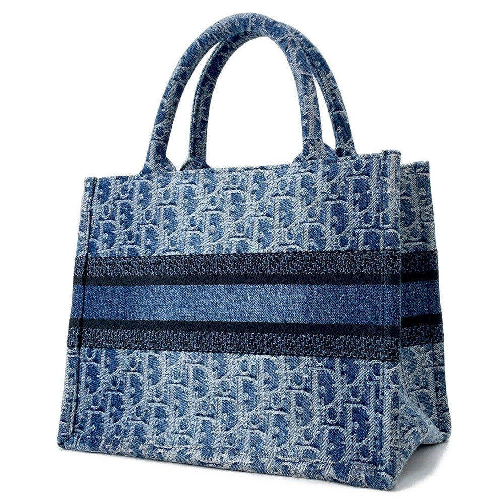 Dior Book Tote Oblique Blue Tote Bag Style 4 Rovelle Bags