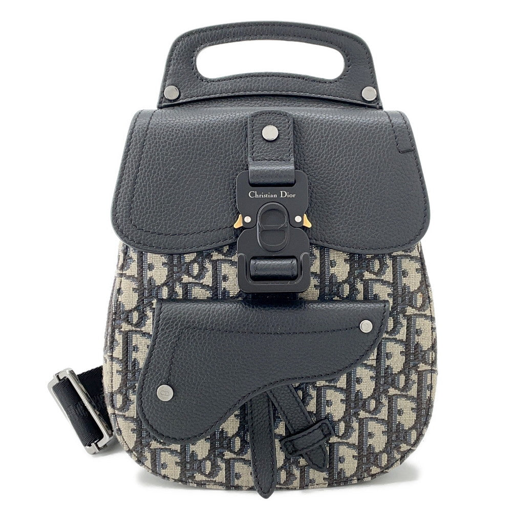 Dior Oblique Leather Black Handbag Rovelle Bags