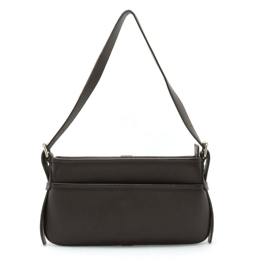 Burberry Brand Leather Brown Shoulder Bag Style 12