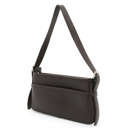 Burberry Brand Leather Brown Shoulder Bag Style 12