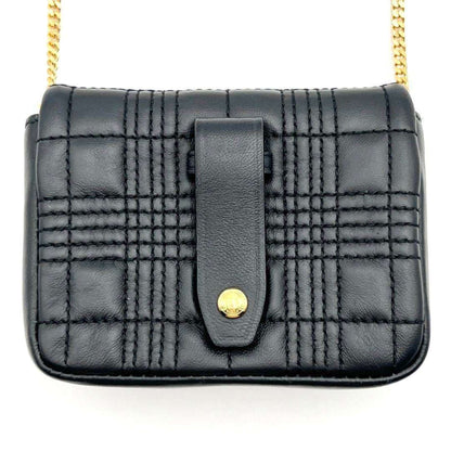 Burberry Brand Leather Black Shoulder Bag Style 21