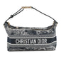 Dior Nomade Pouch Toile De Jouy Reverse Navys5554Oteu Fabric Calf Leather Rovelle Bags