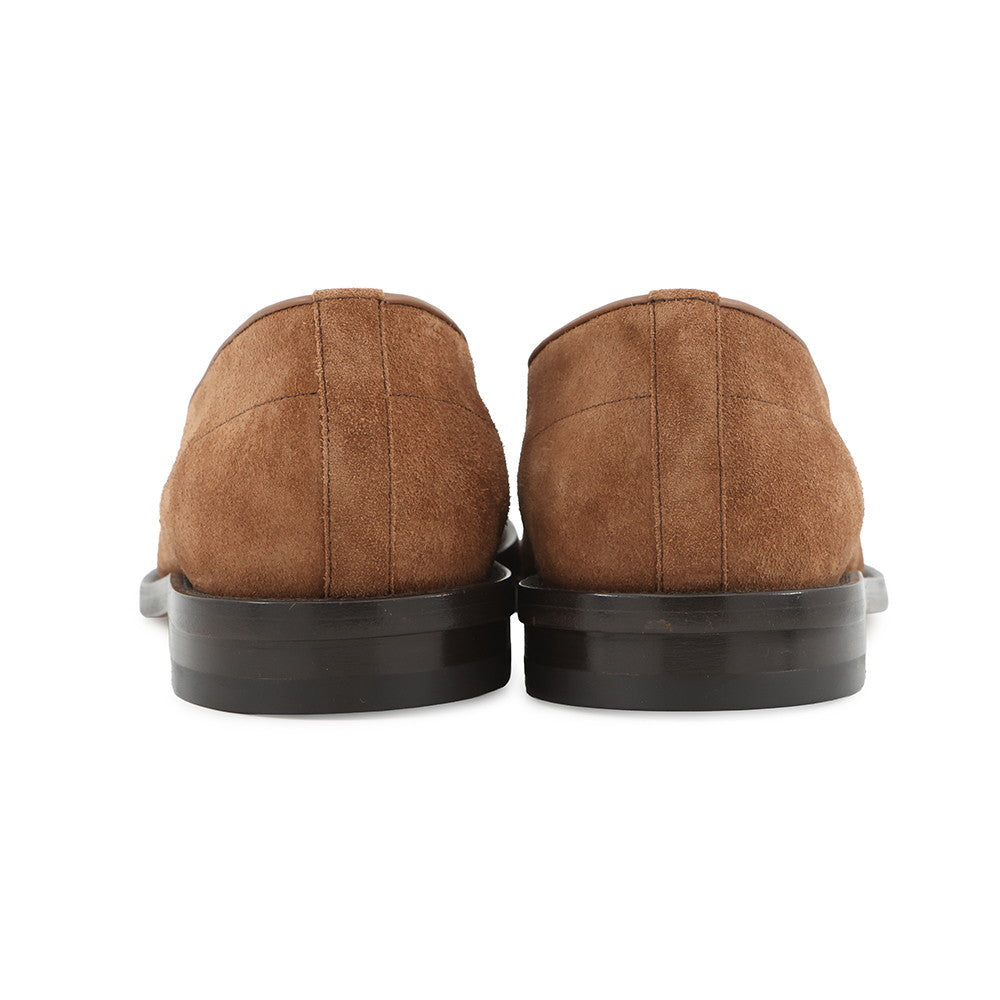 FENDI loafers Brown7D1671 suede Size 7 Rovelle Bags