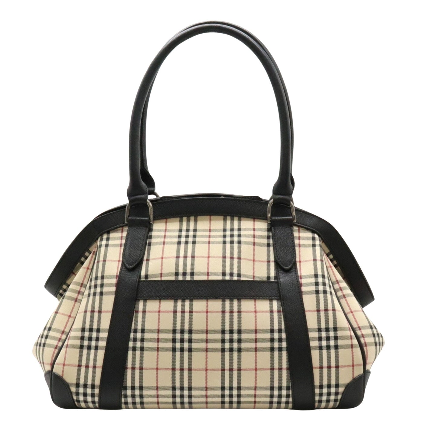 Burberry Nova Brand Canvas White Shoulder Bag Style 37