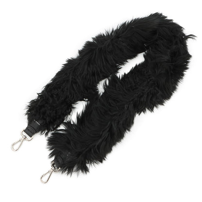 FENDI Strap you Black Fur Rovelle Bags