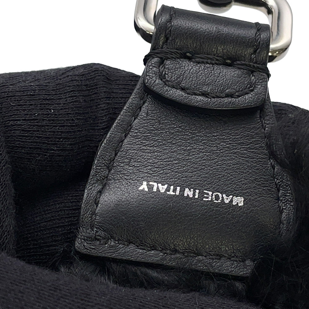 FENDI Strap you Black Fur Rovelle Bags