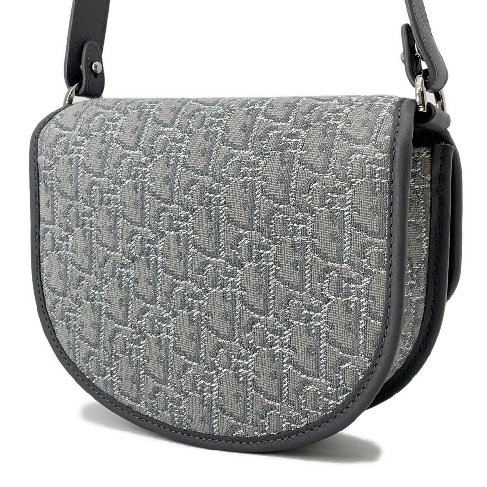 Dior Oblique Leather Grey Shoulder Bag Rovelle Bags