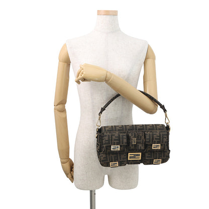 FENDI Zucca Multi-Pocket Baguette Brown/Black8BR808 Jacquard Rovelle Bags