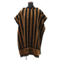 FENDI Pecan Stripe Poncho Brown/BlackFXX996 Cotton100% Rovelle Bags