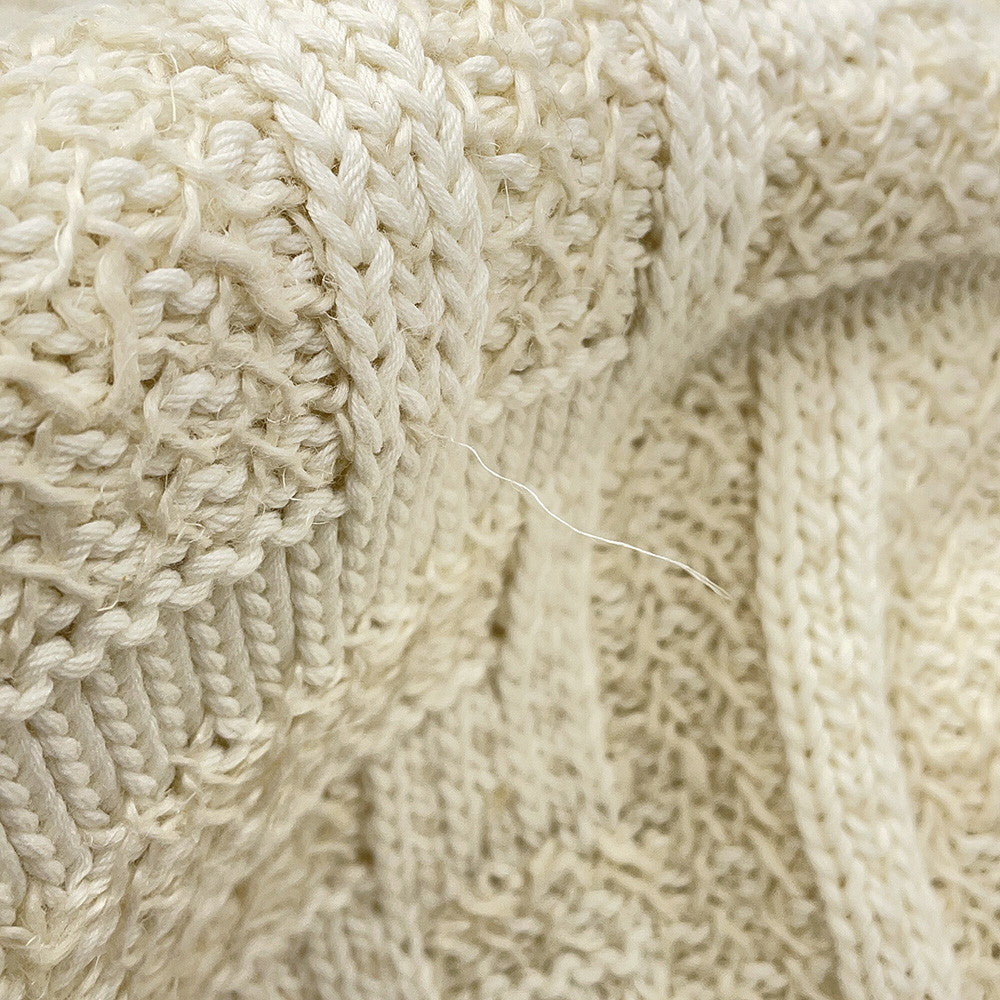 FENDI FF pullover sweater Size 46 WhiteFZX091 Cotton72% Linen26% Nylon2% Rovelle Bags