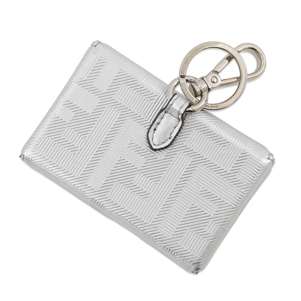 FENDI Nano Bucket Bag Charm Silver/Black7AS206 Leather Rovelle Bags